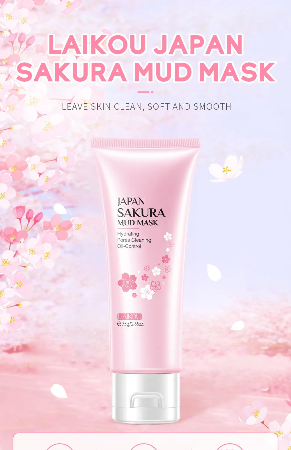 9-Piece Sakura Facial Care Kit - Complete Skincare Collection