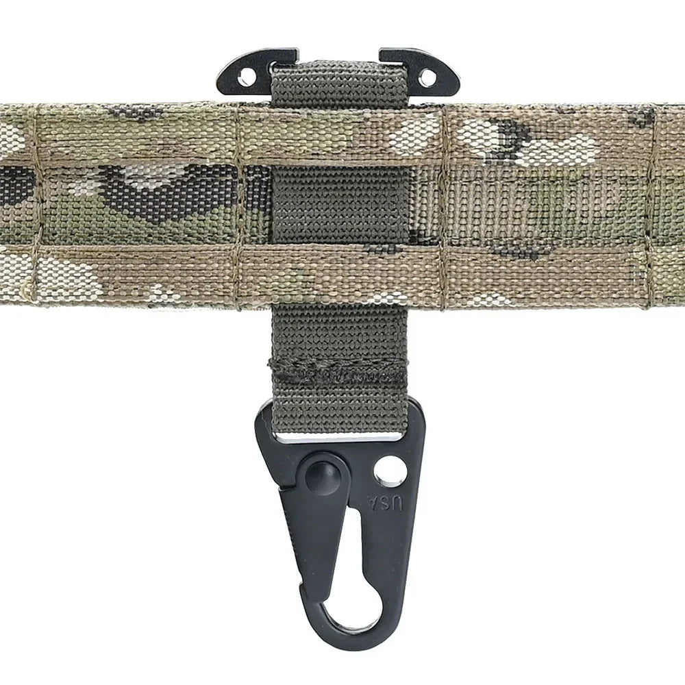 MOLLE T-Mount Carabiner Clip - Tactical Gear Attachment Hook