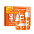 Vitamin C Moisturizing Travel Skincare Set - Cleanser, Toner & Serum