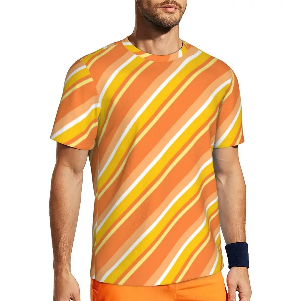 Gym T-Shirt Mondrian Line - Colorful Plaid Y2K Retro Graphic Tee