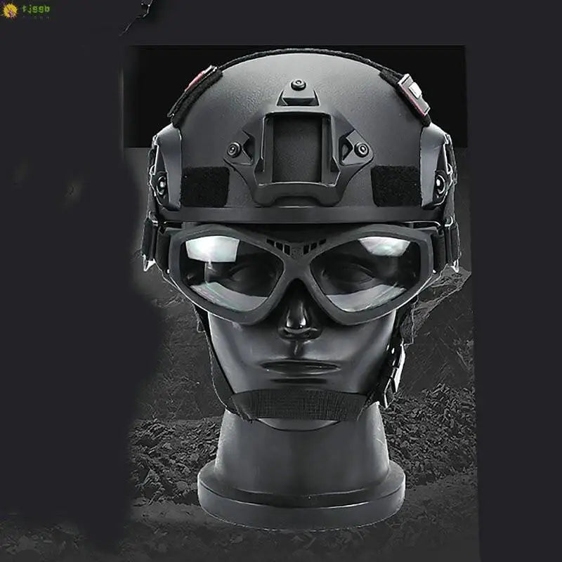 Tactical Military Helmet - ABS Protective Gear for Airsoft & Outdoor Sports