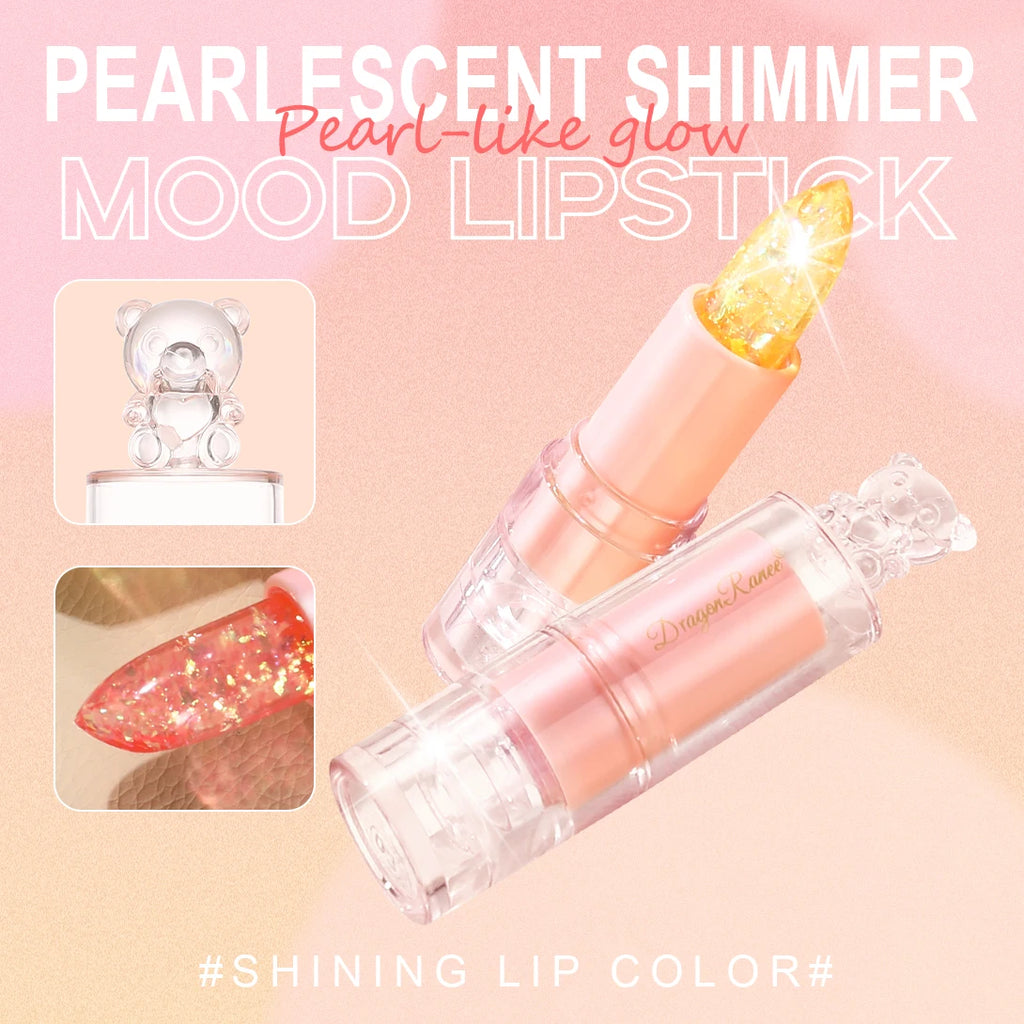 Color-Changing Glitter Lip Gloss