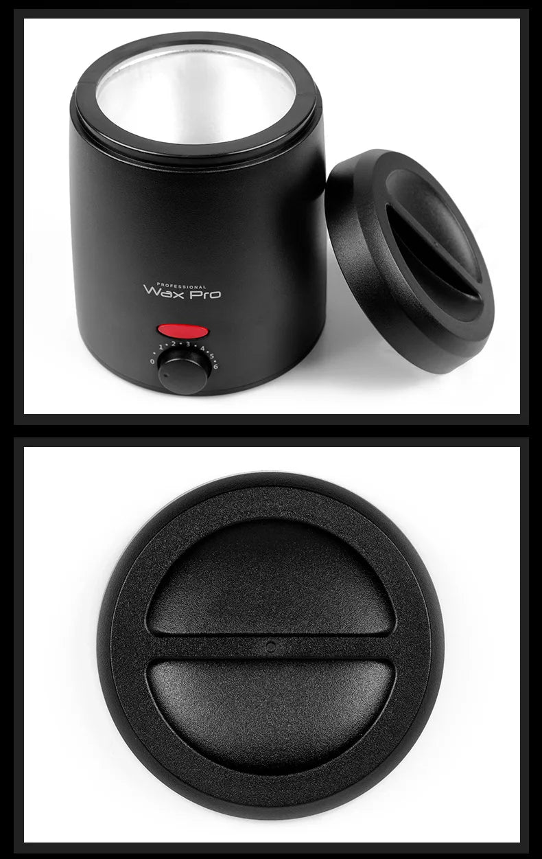 200ML Waxing Kit - Women Men Hard Wax Melt Warmer Kit for Hair Removal-Suitable for Full Body Hair Removal on Sensitive Skin