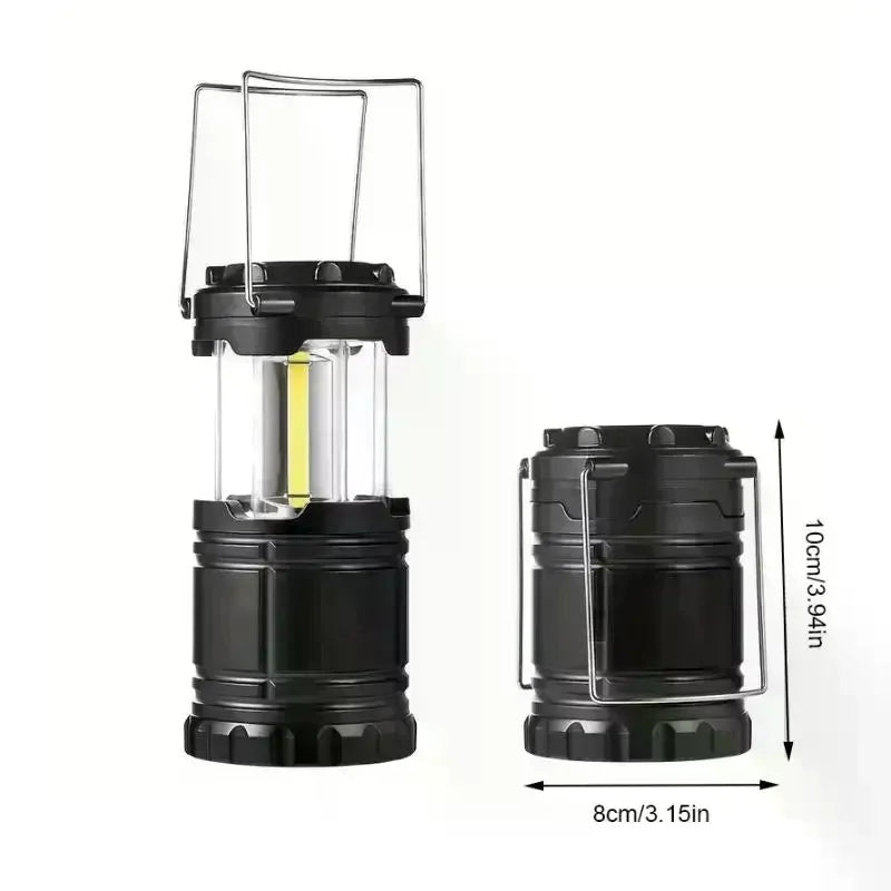 LED Camping Lights Portable Hanging Collapsible Mini Lantern Strong Bright LED Flashlight Handheld LED Light