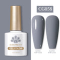 Vernis à ongles gel BORN PRETTY 10 ml, 130 couleurs, semi-permanent, semi-dissolvable, UV, base et top coat.