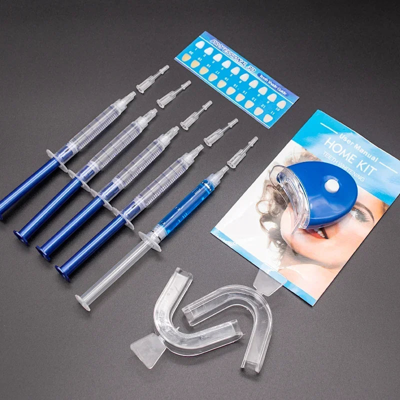 Home Use Teeth Whitening Kit Oral gels Tooth Whitener Bleaching White With 44% Peroxide whitening teeth gels dental brush