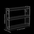 3-Tier Clear Acrylic Nail Polish Display & Storage Organizer