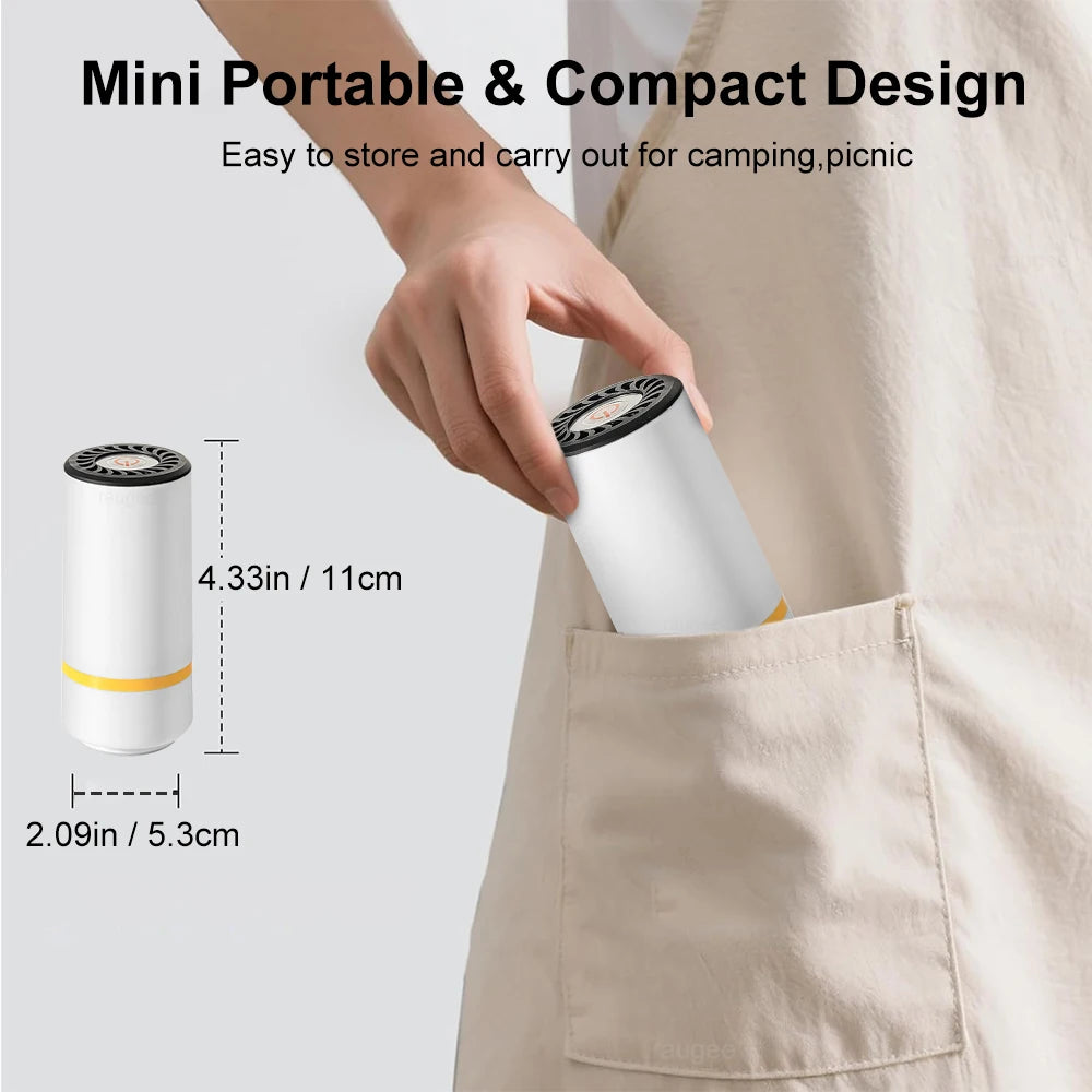 Machine de mise sous vide alimentaire, pompe de scellage électrique, machine d'emballage sous vide portable et rechargeable pour aliments