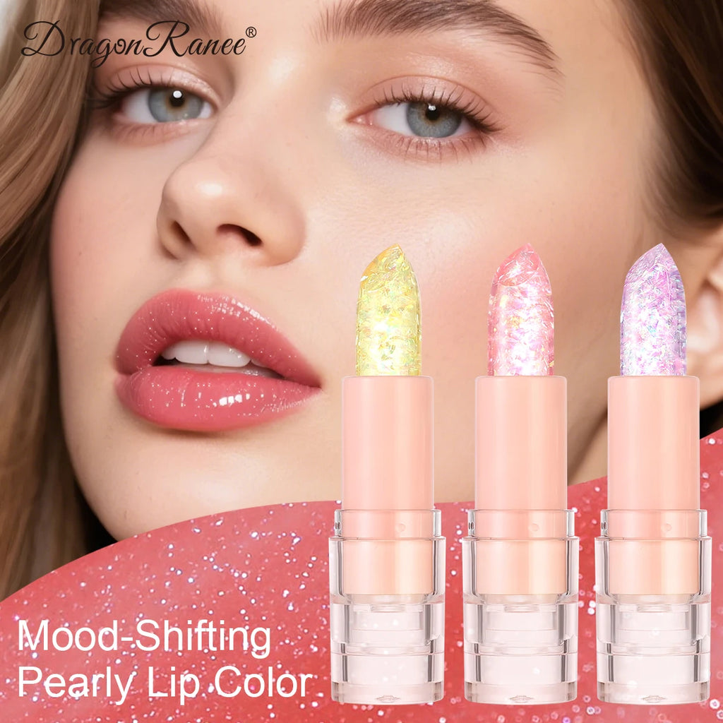 Color-Changing Glitter Lip Gloss