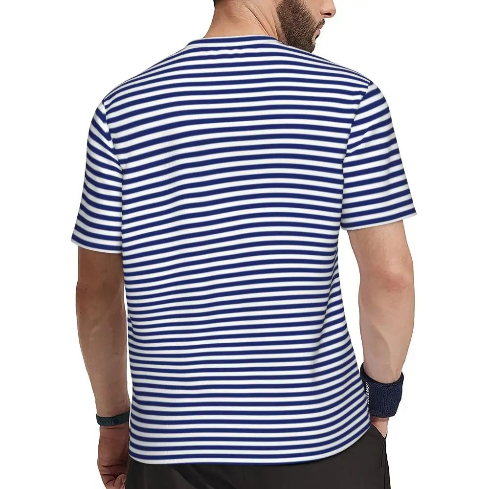 Gym T-Shirt Mondrian Line - Colorful Plaid Y2K Retro Graphic Tee