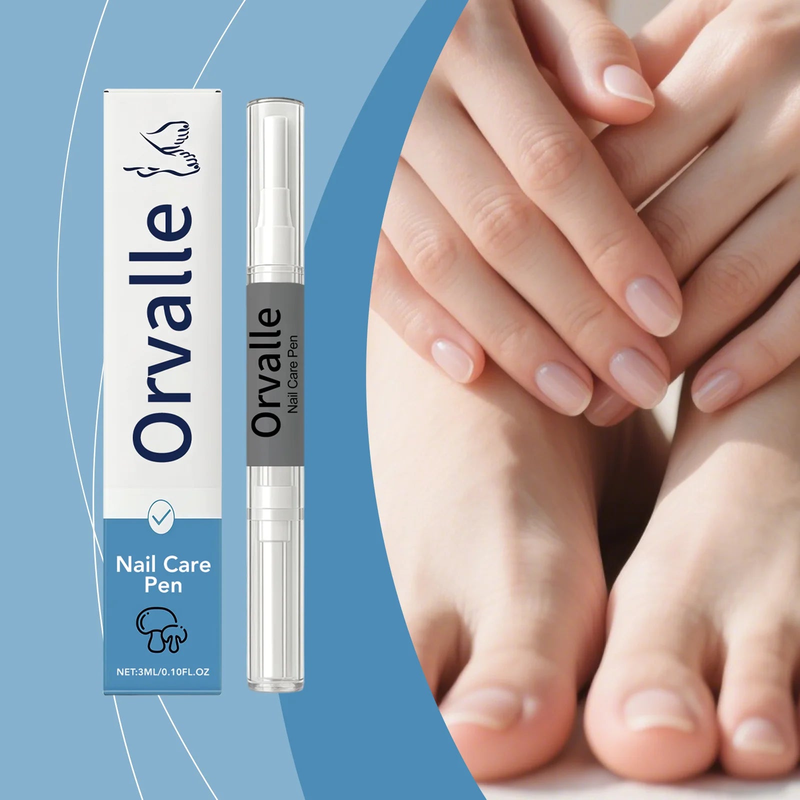 Stylo réparateur pour ongles : nourrit les ongles, réduit la casse, lutte contre le dessèchement, prévient les fissures, élimine les petites peaux et fortifie les ongles.