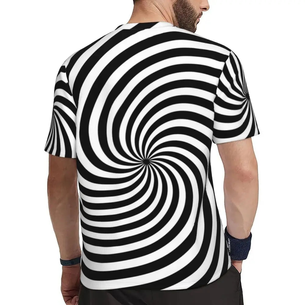 Gym T-Shirt Mondrian Line - Colorful Plaid Y2K Retro Graphic Tee