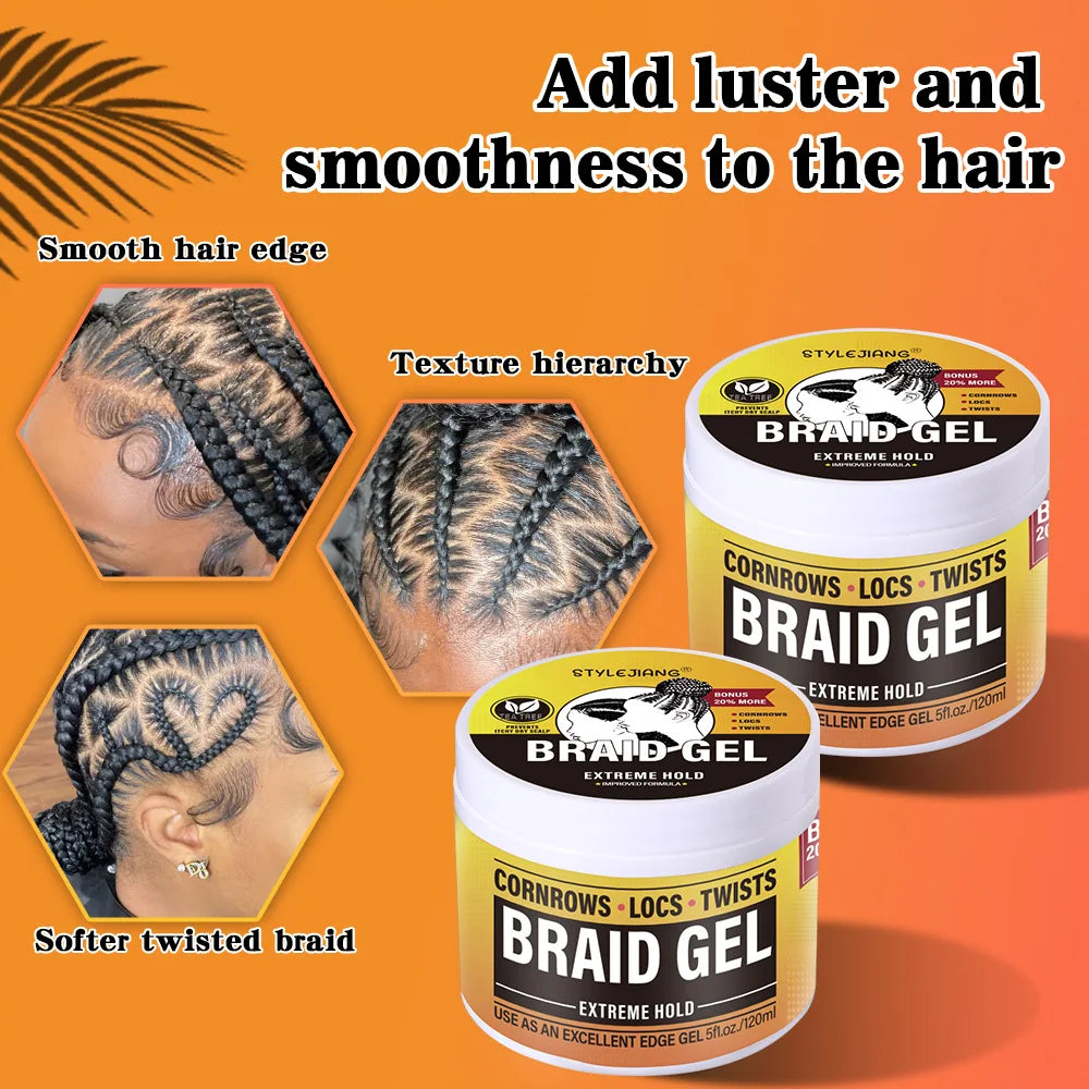 Men's Hair Wax for Styling - Strong Hold, Moisturizing, Light Scent, Retro Look - Hair Styling Product