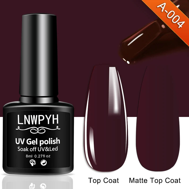 Kit de vernis à ongles semi-permanent avec lampe UV/LED et outils de manucure.
