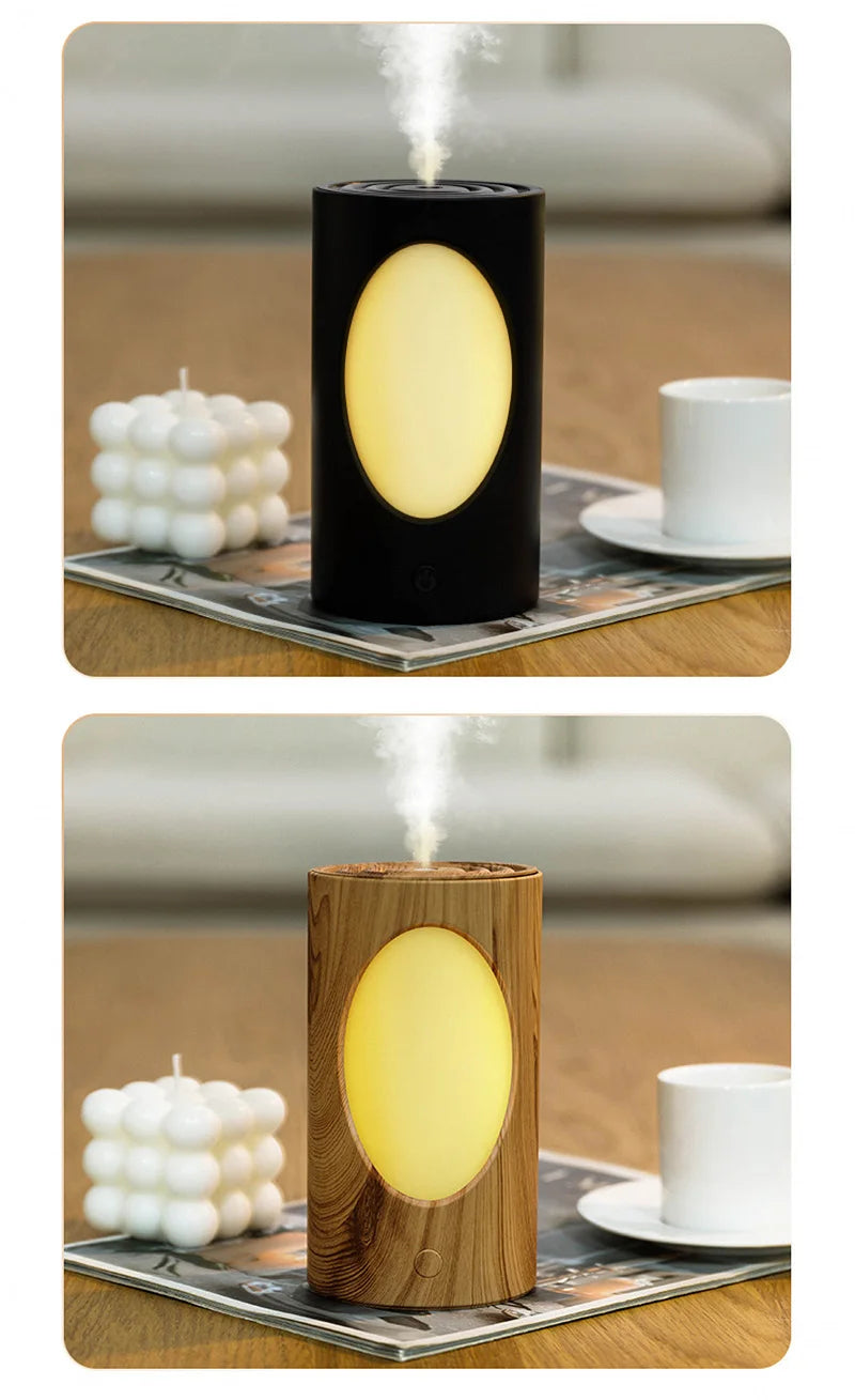 Diffuseur d'arômes portable 600 ml - Humidificateur sans fil avec lumières LED