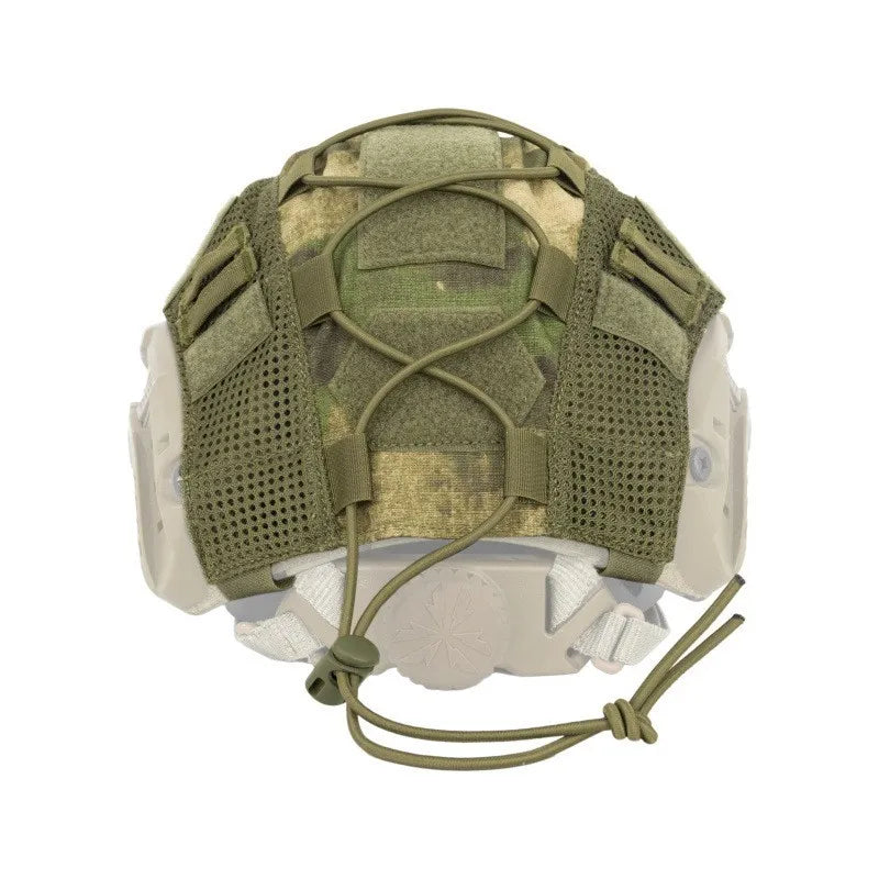Tactical Helmet Cover - Multi-Camo Fast Helmet Cover for Airsoft & Paintball