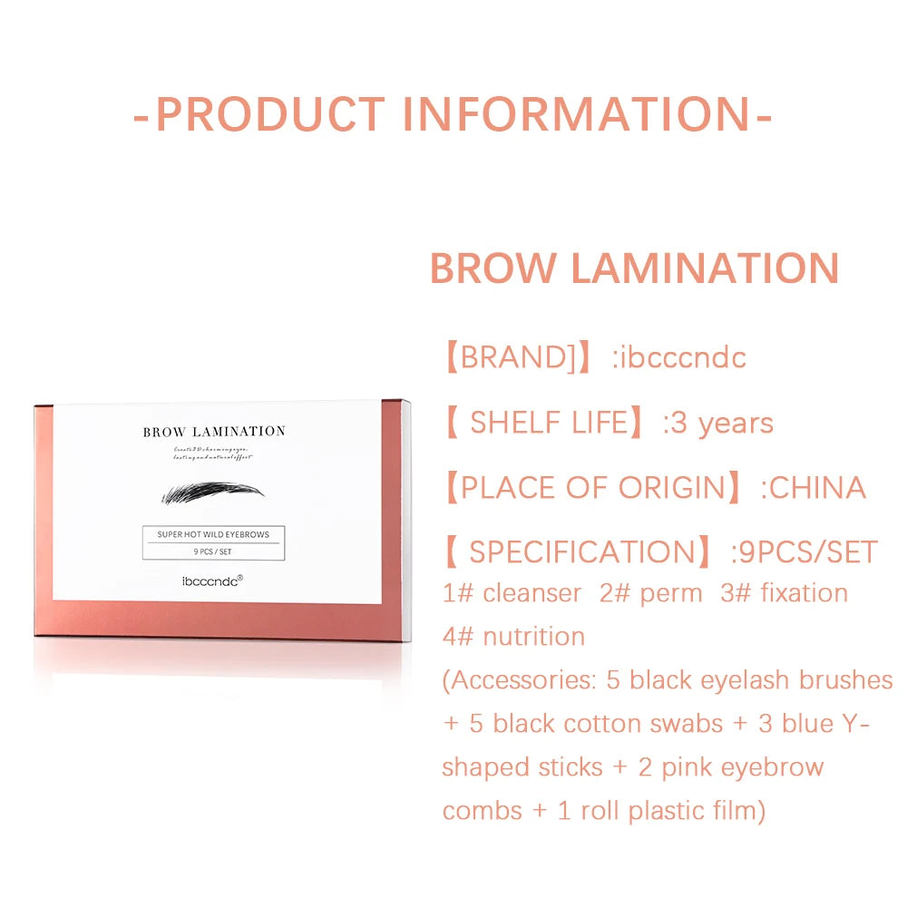 Professional Brow Lamination Kit - At-Home Eyebrow Lift & Perming Set