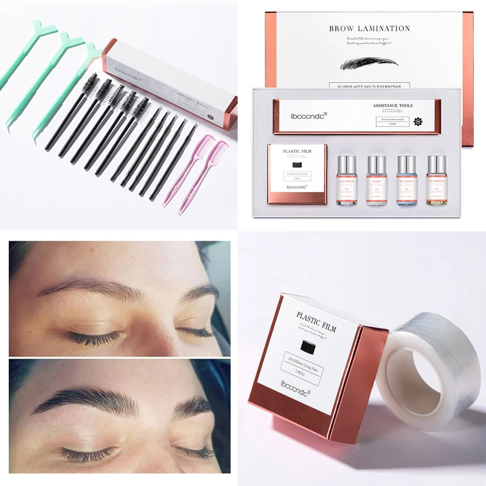 Professional Brow Lamination Kit - At-Home Eyebrow Lift & Perming Set