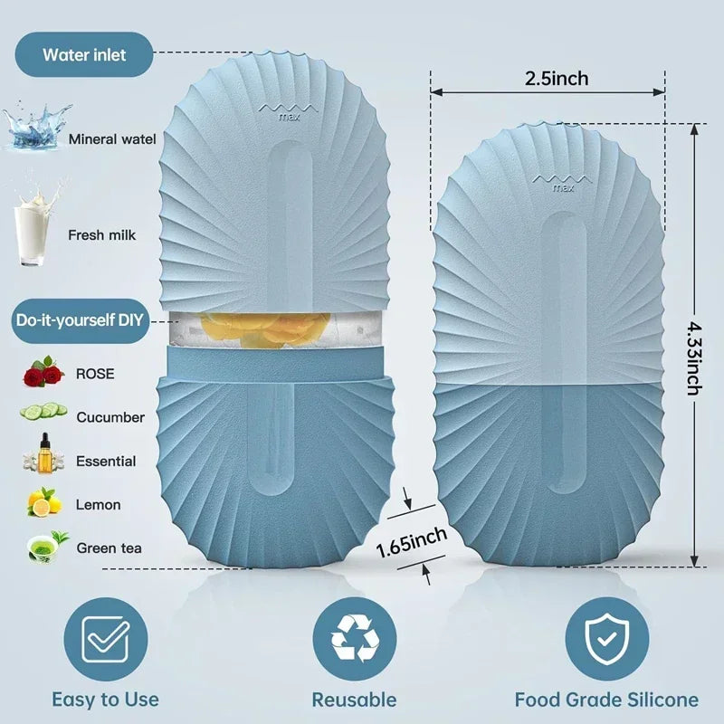 Ice Face Roller - Depuffing & Glow-Boosting Facial Tool