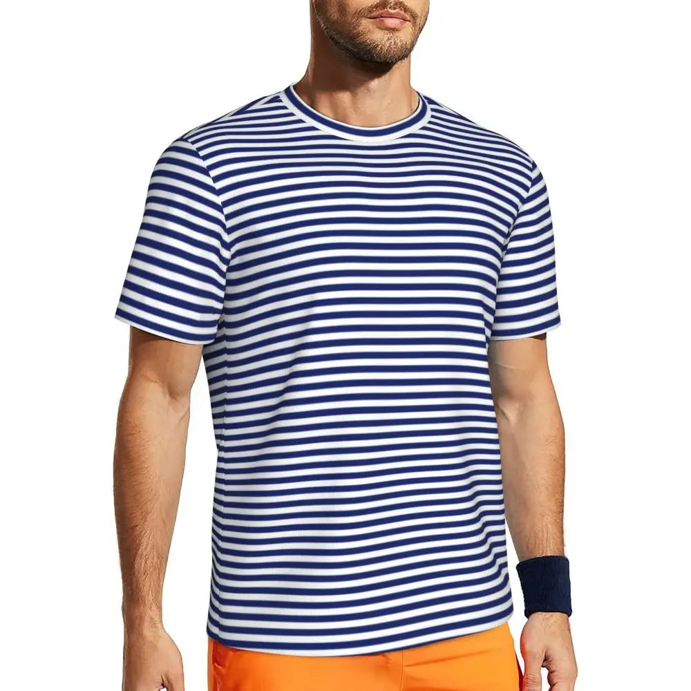 Gym T-Shirt Mondrian Line - Colorful Plaid Y2K Retro Graphic Tee