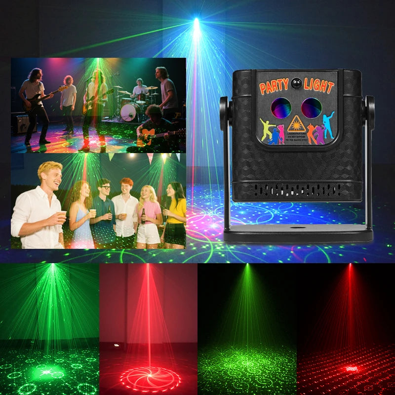 60-Pattern Party Effect Light Projector