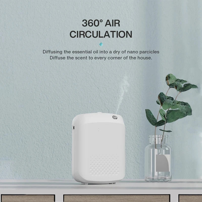 300ml WiFi Waterless Fragrance Diffuser - Smart Scent Distributor for Home & Hotel