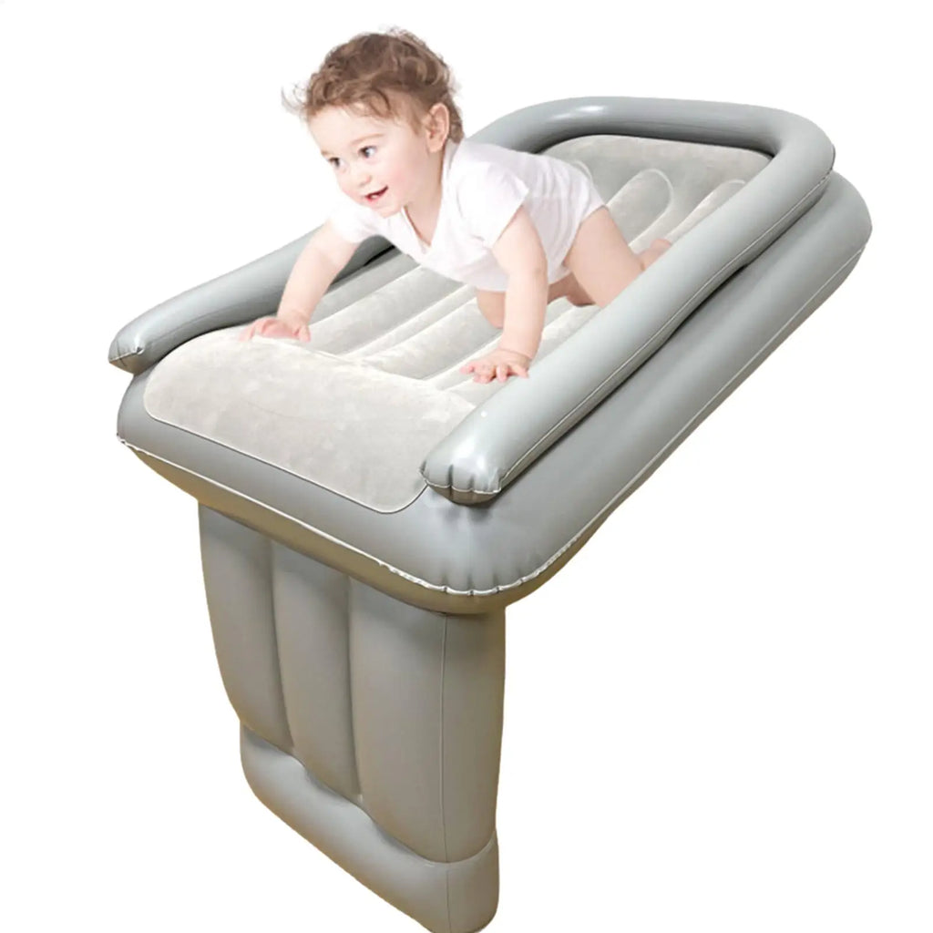Extension de lit d'avion gonflable portable pour siège arrière de voiture, matelas de couchage pliable pour enfant en bas âge, pour l'intérieur de la voiture