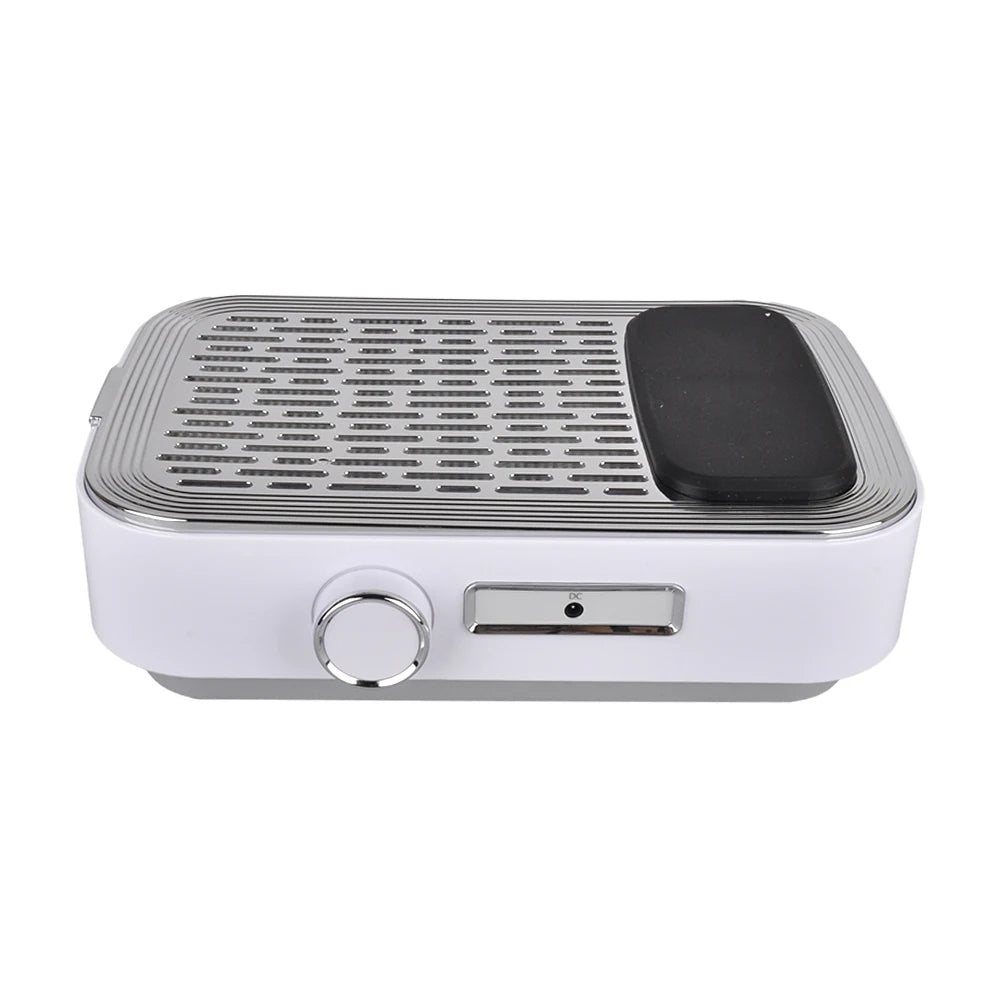Nail Dust Collector – Powerful Nail Vacuum Fan 80W Dust Collector with Reusable Filter