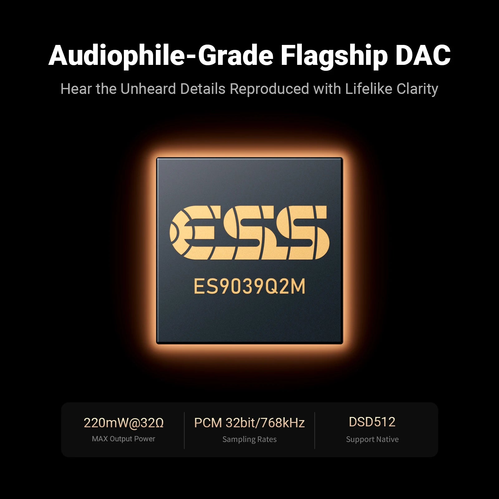 Fosi Audio DS3 DAC Amp Portable HIFI Headphone Amplifer  XMOS XU316 DSD512   dongle dac 4.4mm Balanced/3.5mm Jack