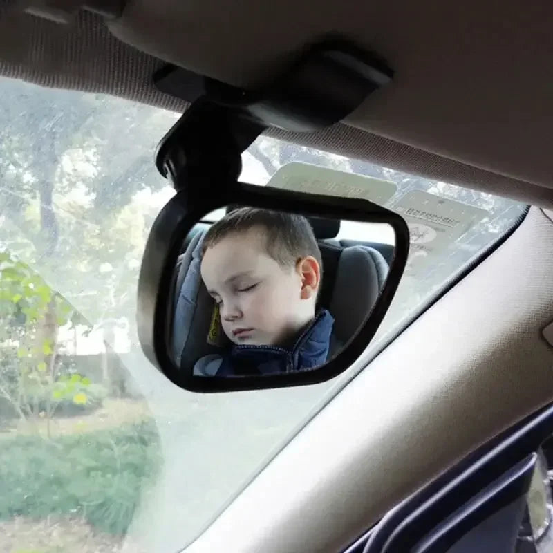 Siège auto arrière mini bébé 2 en 1 pour voiture, rétroviseur convexe arrière réglable, moniteur pour enfant