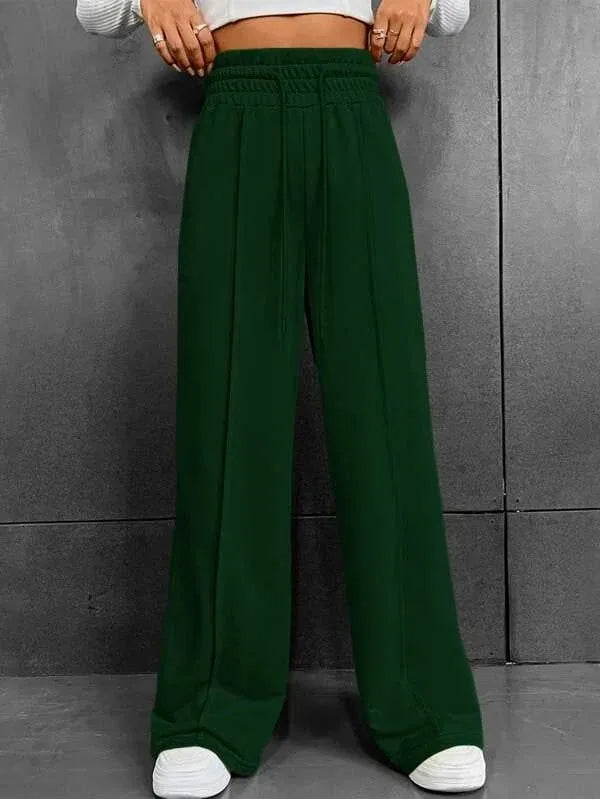 Sports pants for women in autumn 2023, new straight tube loose fitting sanitary pants, wide leg pants, outdoor dance casual pant