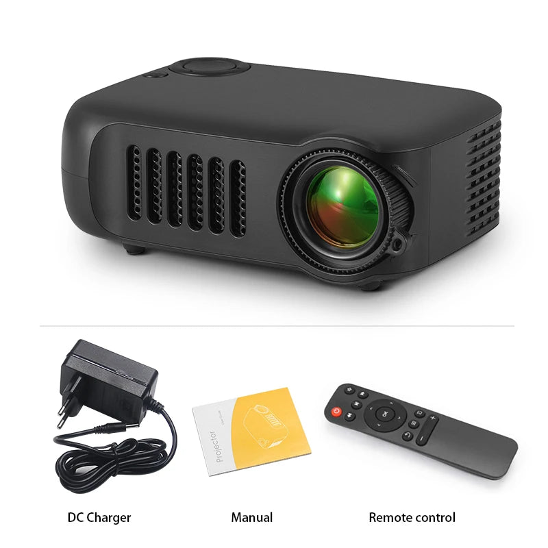 Portable LED Mini Projector - 1080P & 4K Support