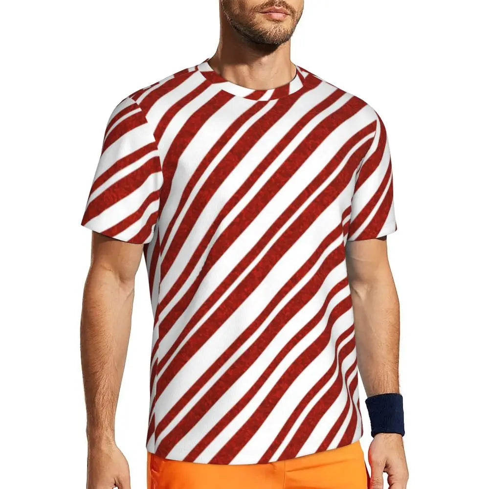 Gym T-Shirt Mondrian Line - Colorful Plaid Y2K Retro Graphic Tee
