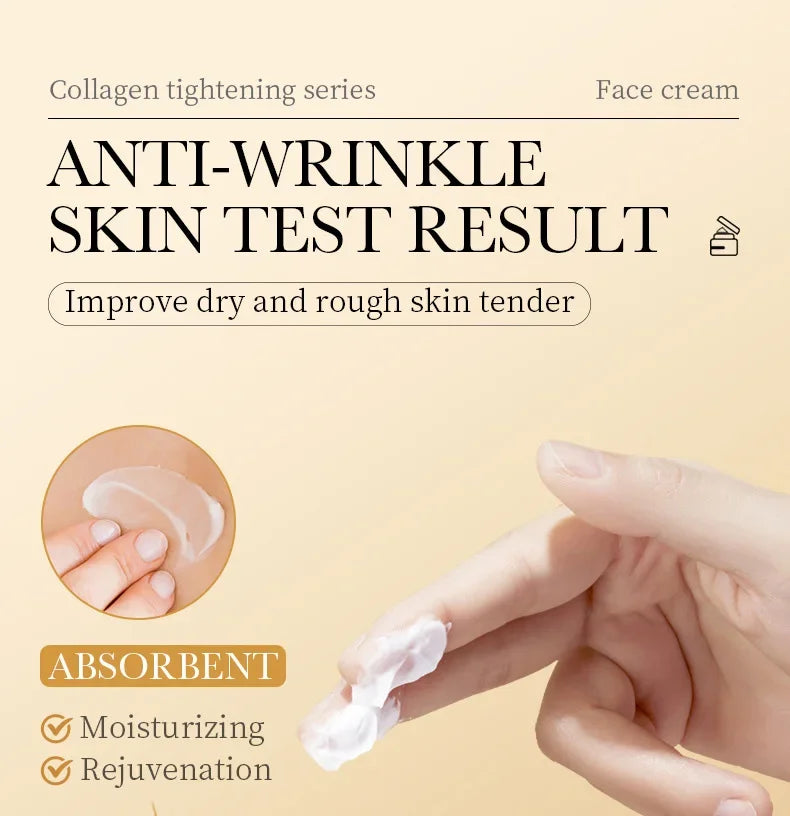 SADOER Collagen Firming Face Cream sknicare Moisturizing Hydrating Face Creams Faical Cream Beauty Face Skin Care Products
