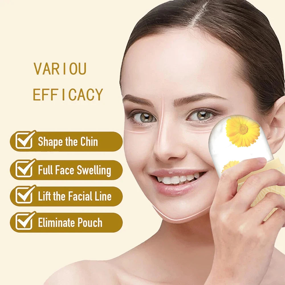 Ice Roller for Face & Eyes - Leak-Proof Cooling & Firming Tool