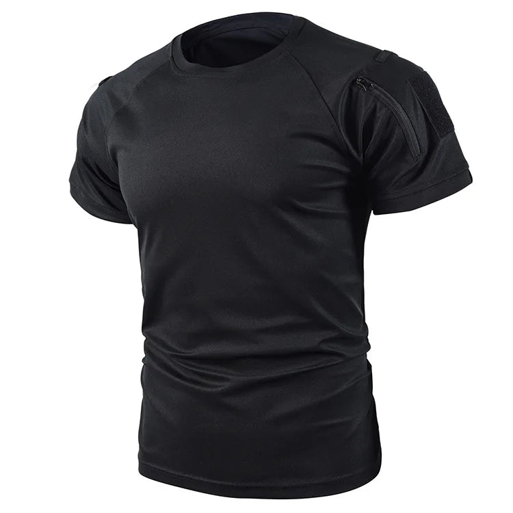 Tactical Short Sleeve T-Shirt - Quick Dry Athletic Military Tee