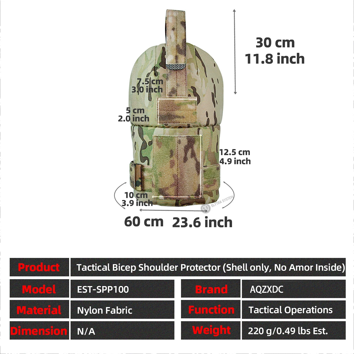 Épaulières tactiques, accessoires pour gilets militaires, équipement de chasse, protection extensible, amovible et réglable pour armes à air comprimé