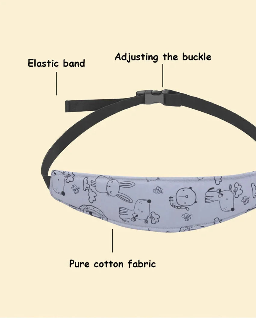 Ceinture de sécurité auto pour enfants et tout-petits, aide au sommeil en voyage, sangle de maintien de la tête, support de tête intégré