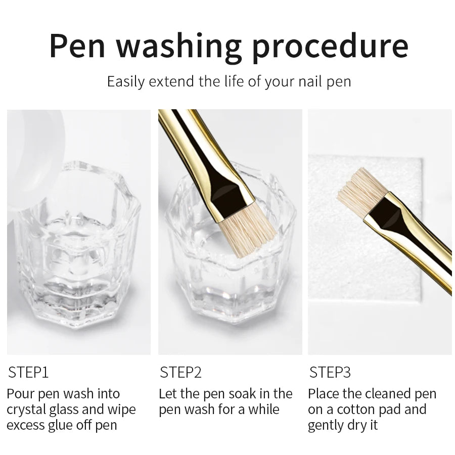 Professional Nail Art Stripe Liner Brushes - Multifunctional Design Set