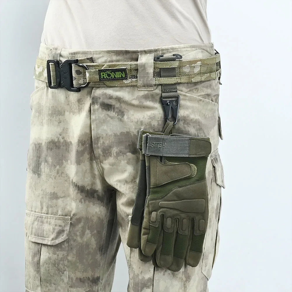 MOLLE T-Mount Carabiner Clip - Tactical Gear Attachment Hook