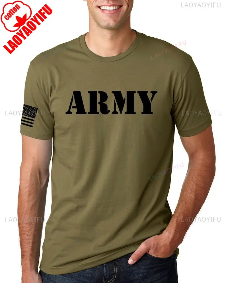 United States Army T-Shirt with US Flag - Veterans Souvenir Tee