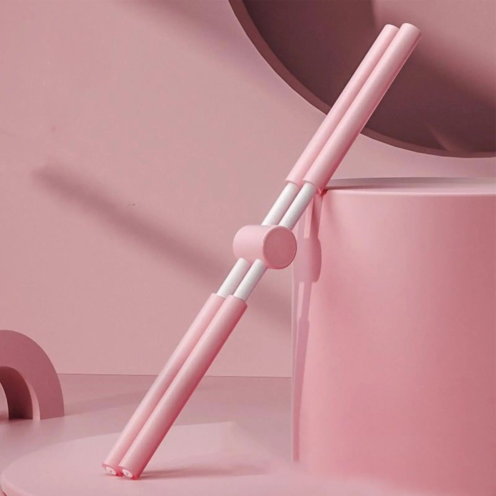 Yoga posture correction stick, Telescopic Pilates posture corrector, Fitness standing posture training buckle body shape stick