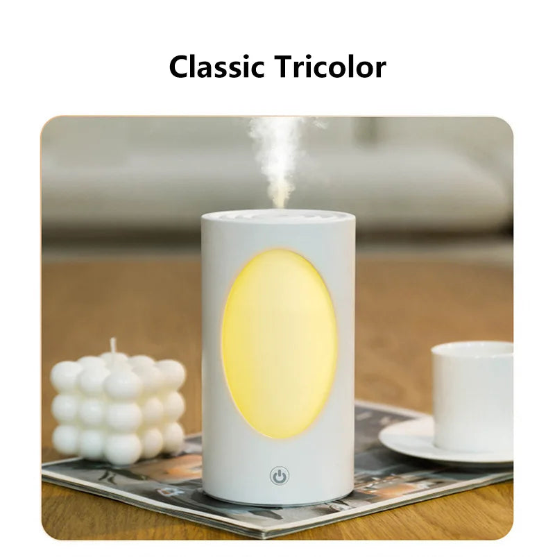 Diffuseur d'arômes portable 600 ml - Humidificateur sans fil avec lumières LED