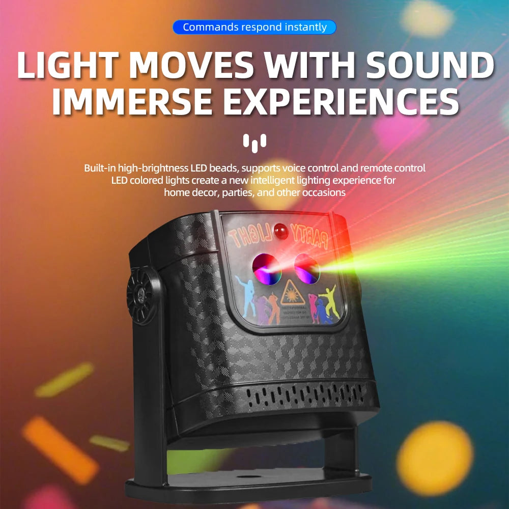 60-Pattern Party Effect Light Projector