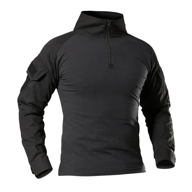 Outdoor Tactical Hiking Long Sleeve Shirt - Camouflage Combat Tee