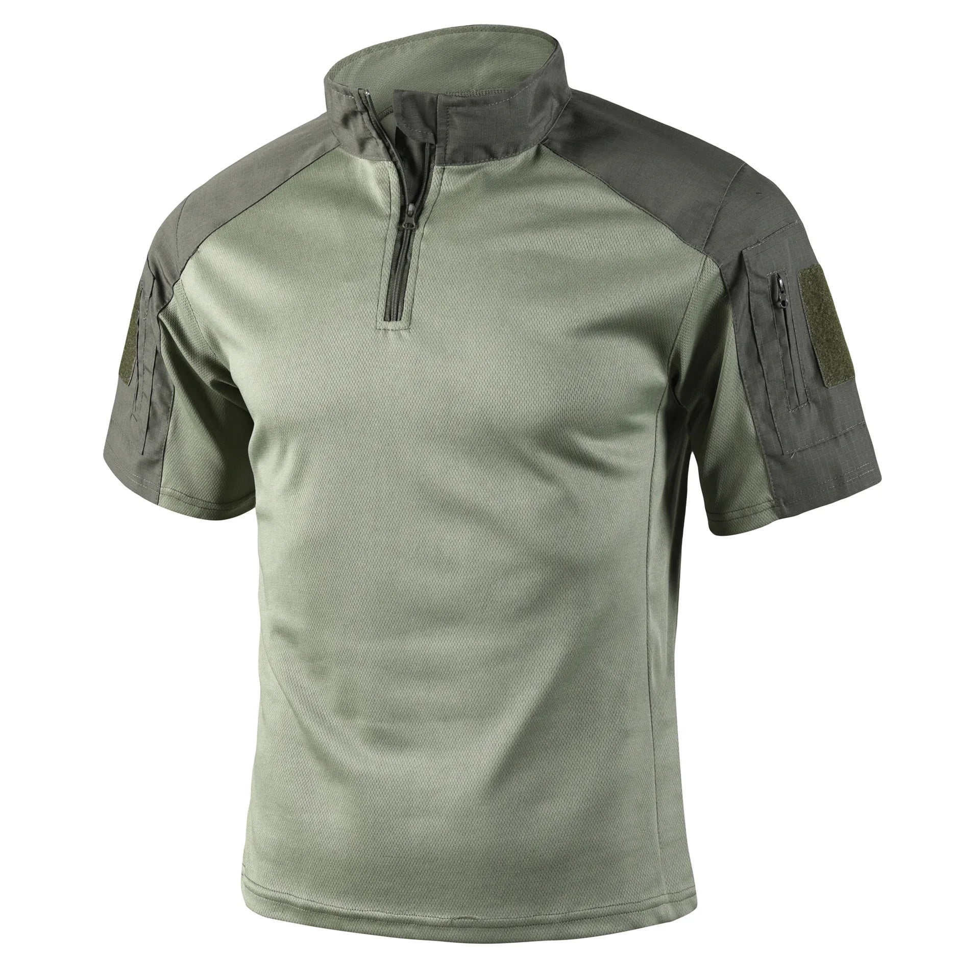 Camo Tactical Shirt Short Sleeve - Quick Dry Combat T-Shirt