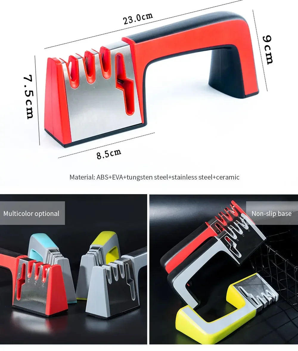 Outil d'affûtage quatre en un, pour une lame plus tranchante et plus efficace, accessoire de cuisine