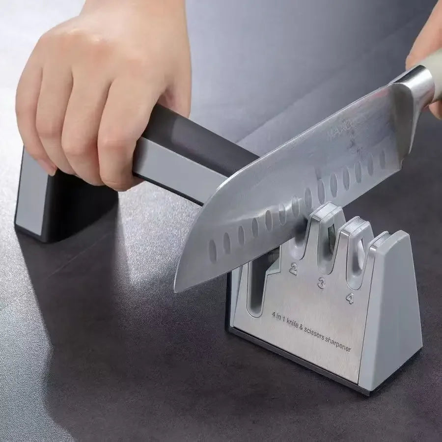 Four in One Sharpening Tool, Making The Blade Sharper and More Useful, Kitchen Accessory