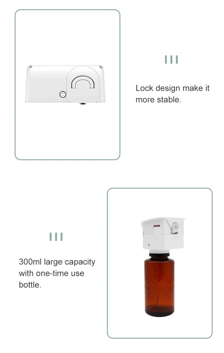 300ml WiFi Waterless Fragrance Diffuser - Smart Scent Distributor for Home & Hotel