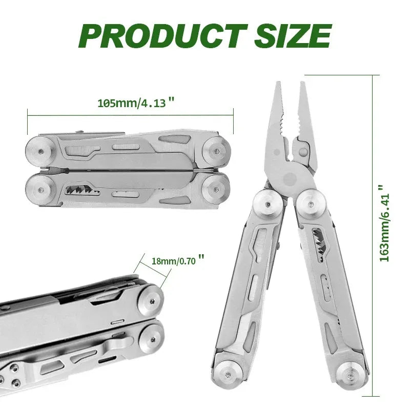 12-in-1 Professional Multitool Pliers